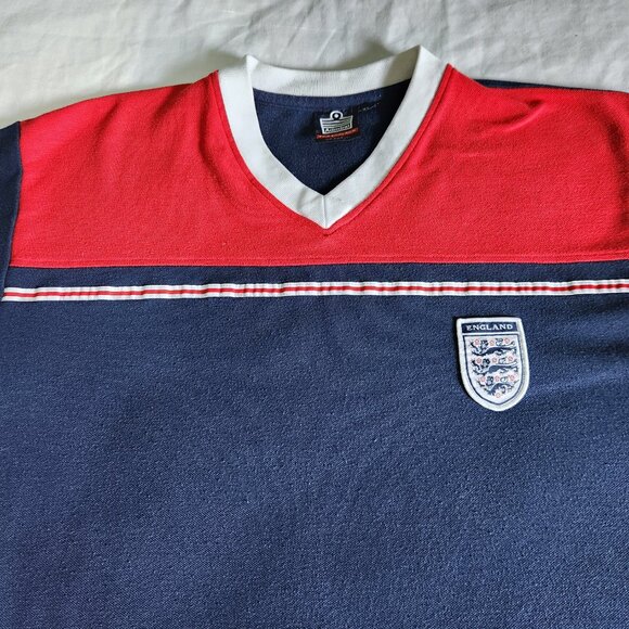 England Football Shirt Mens XL Vintage Retro Style Admiral Top - Picture 3 of 10